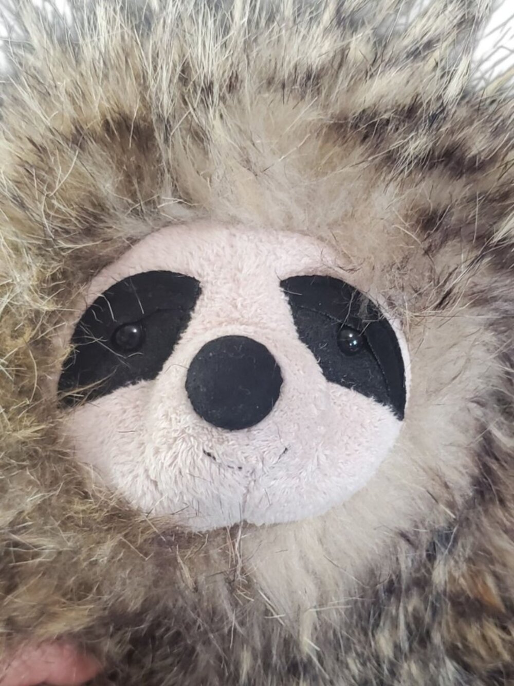 Jellycat London Cyril Sloth Plush Stuffed Animal Fluffy Long Hair Shaggy 17inch - Picture 7 of 8